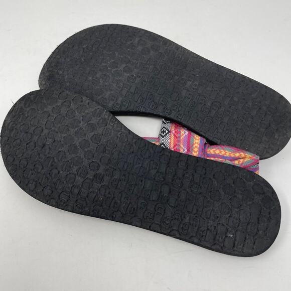Sanuk Aztec Print Yoga Sling Sandals Size 10 - Picture 7 of 8